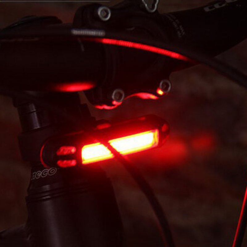 Xanes 2 In 1 500lm Cykel Usb Uppladdningsbar Led Cykelljus Baklykta Ultralätt Varningsnatt