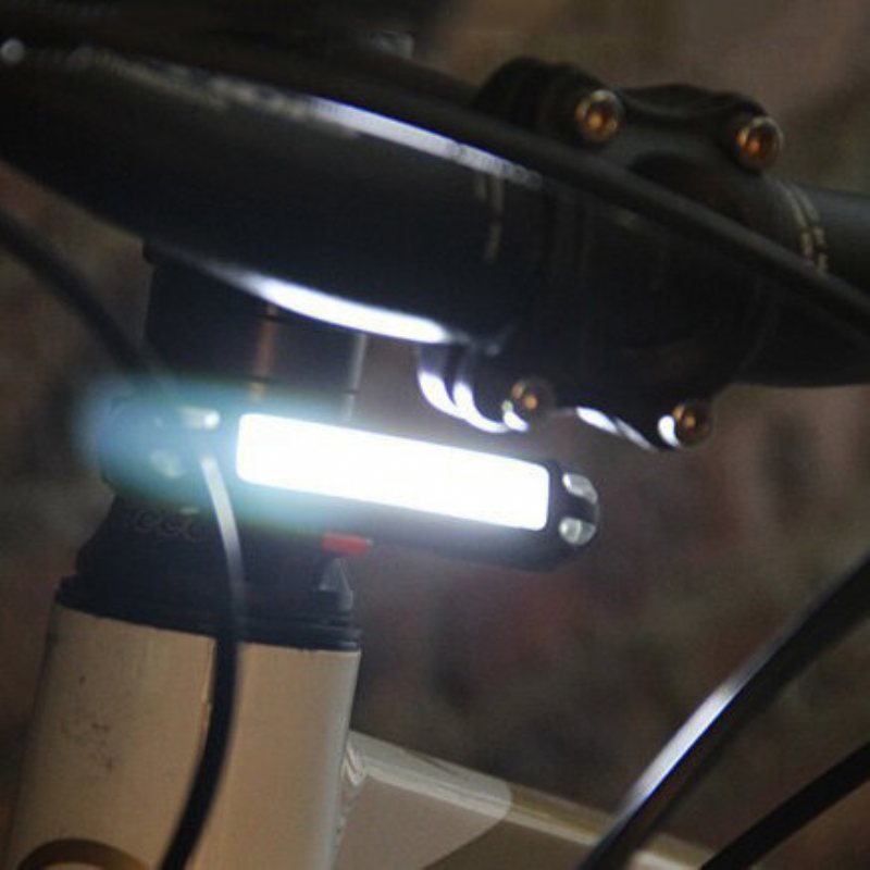 Xanes 2 In 1 500lm Cykel Usb Uppladdningsbar Led Cykelljus Baklykta Ultralätt Varningsnatt