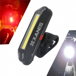 Xanes 2 In 1 500lm Cykel Usb Uppladdningsbar Led Cykelljus Baklykta Ultralätt Varningsnatt