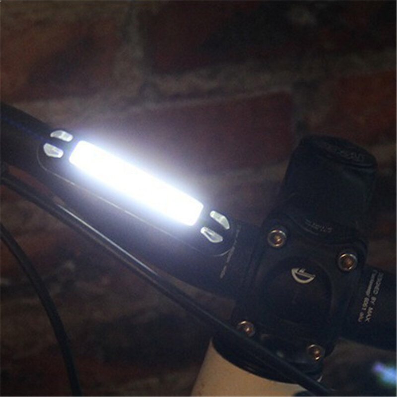 Xanes 2 In 1 500lm Cykel Usb Uppladdningsbar Led Cykelljus Baklykta Ultralätt Varningsnatt