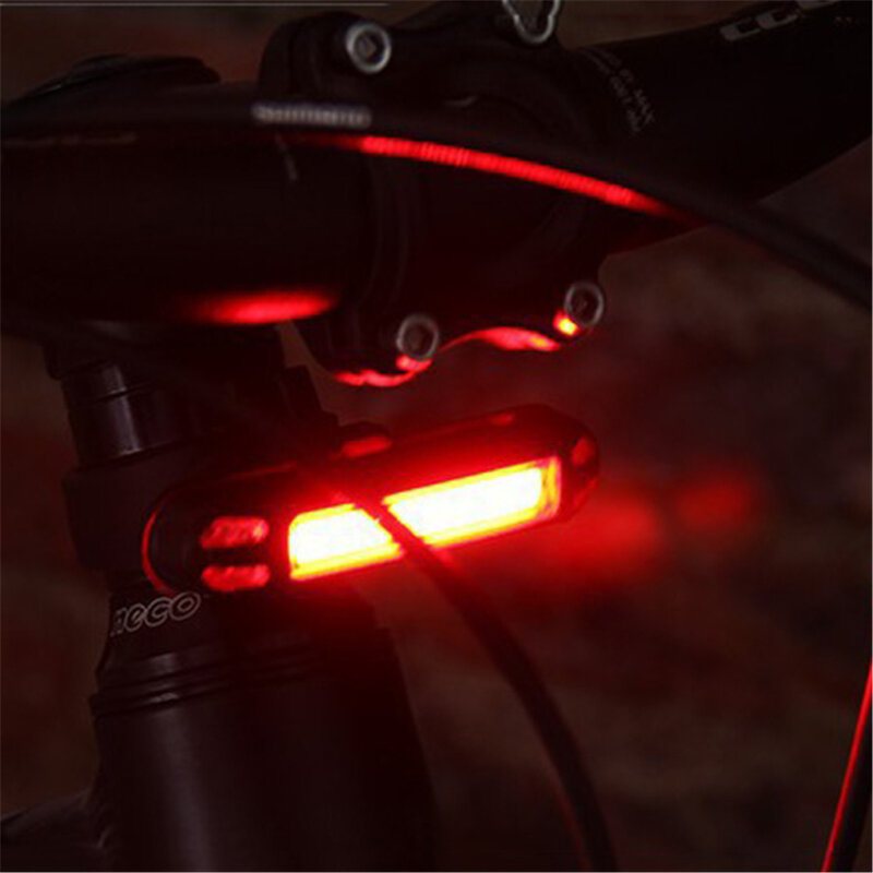 Xanes 2 In 1 500lm Cykel Usb Uppladdningsbar Led Cykelljus Baklykta Ultralätt Varningsnatt