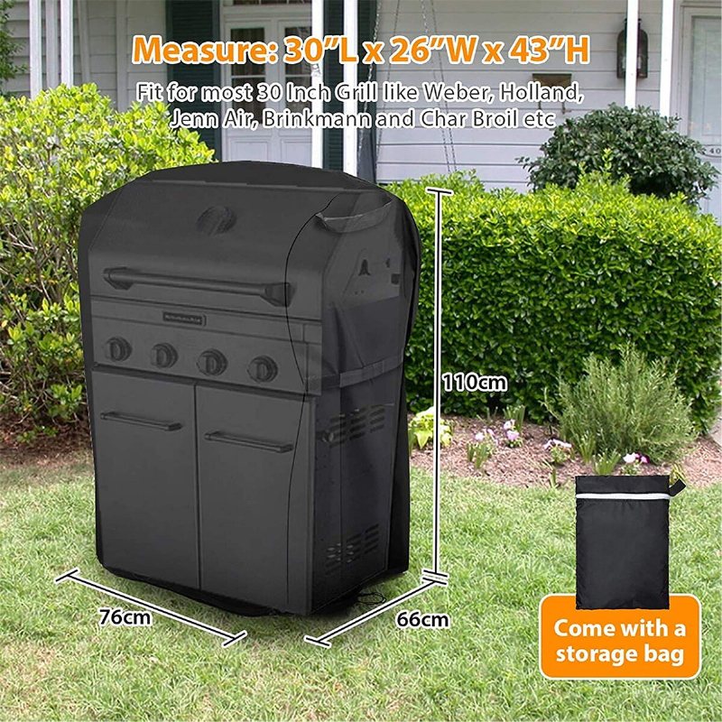 43 Tums Utomhus Bbq Gasgrill Cover Heavy Duty Skydd Vattentät Anti-uv