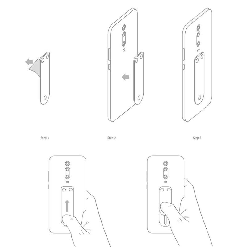 Freefinger Mini-01 Fingerring Mobiltelefonhållare Från Multifunktionstelefon Ringfäste Läderyta Bärbar Telefonhållare