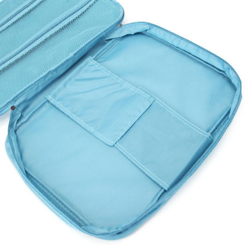 Reseskjorta Tie Sortering Pouch Dragkedja Organizer Vattentät Nylon Förvaringsväska