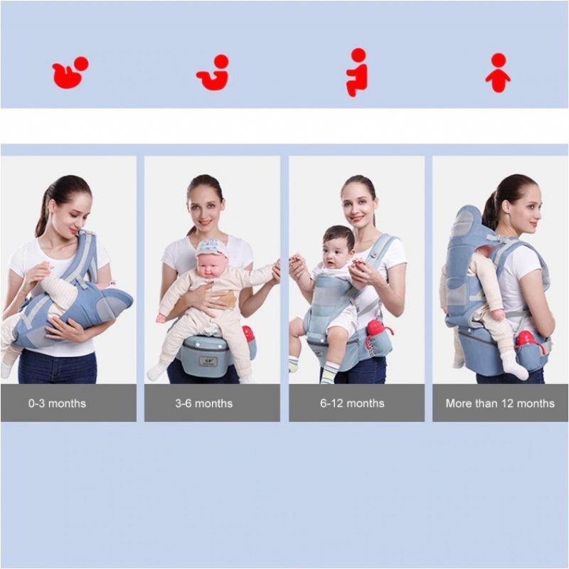 Bärsele Ergonomisk Kangaroo Hipseat Wrap Sling