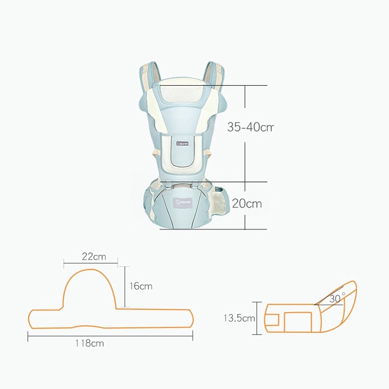 Bärsele Ergonomisk Kangaroo Hipseat Wrap Sling