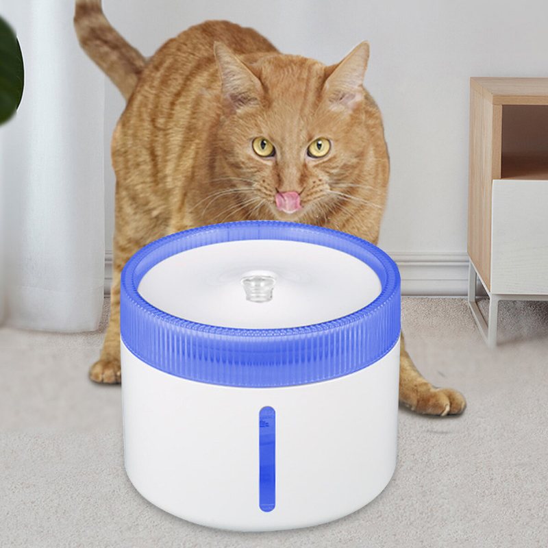 2l Led Usb Auto Electric Pet Water Fontän Dricksautomat För Katt/hund