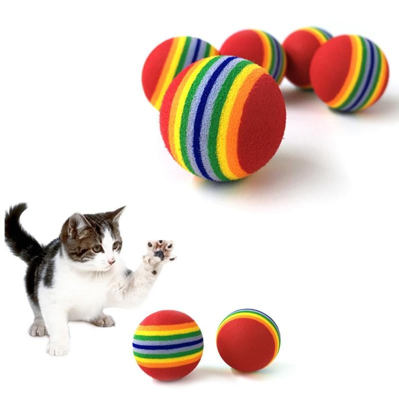 5 St Rainbow Ball Cat Toy