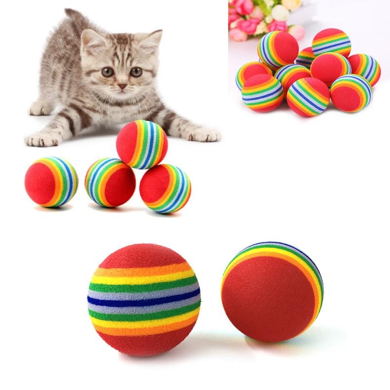 5 St Rainbow Ball Cat Toy