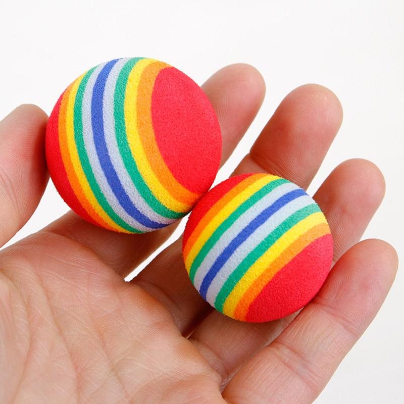 5 St Rainbow Ball Cat Toy