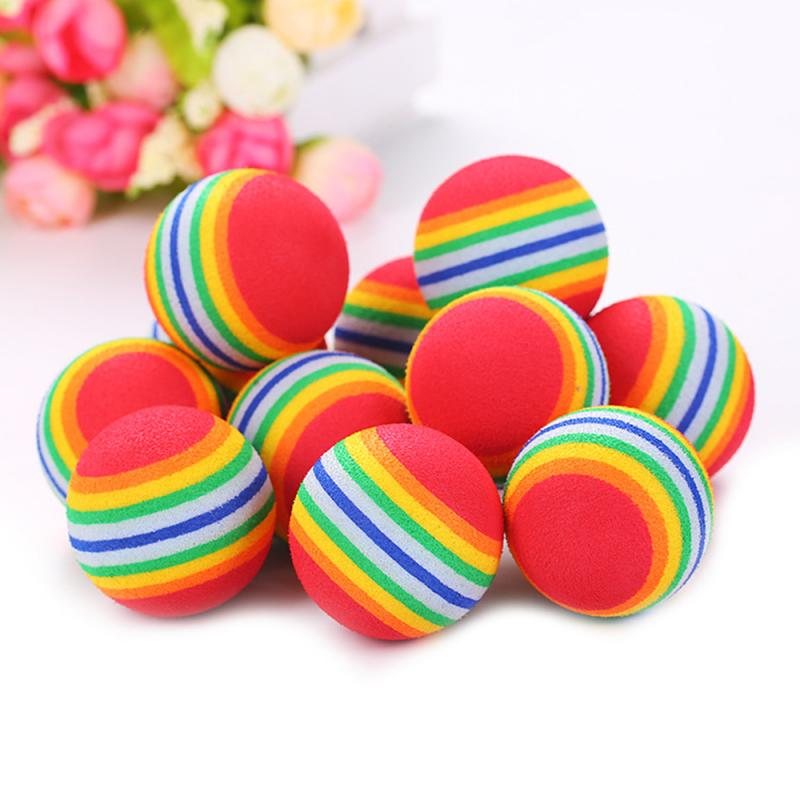 5 St Rainbow Ball Cat Toy