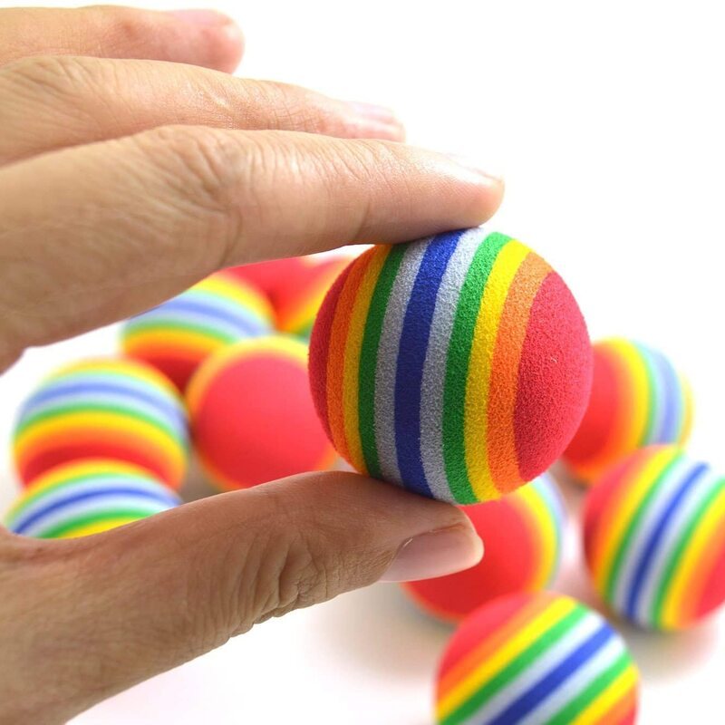 5 St Rainbow Ball Cat Toy