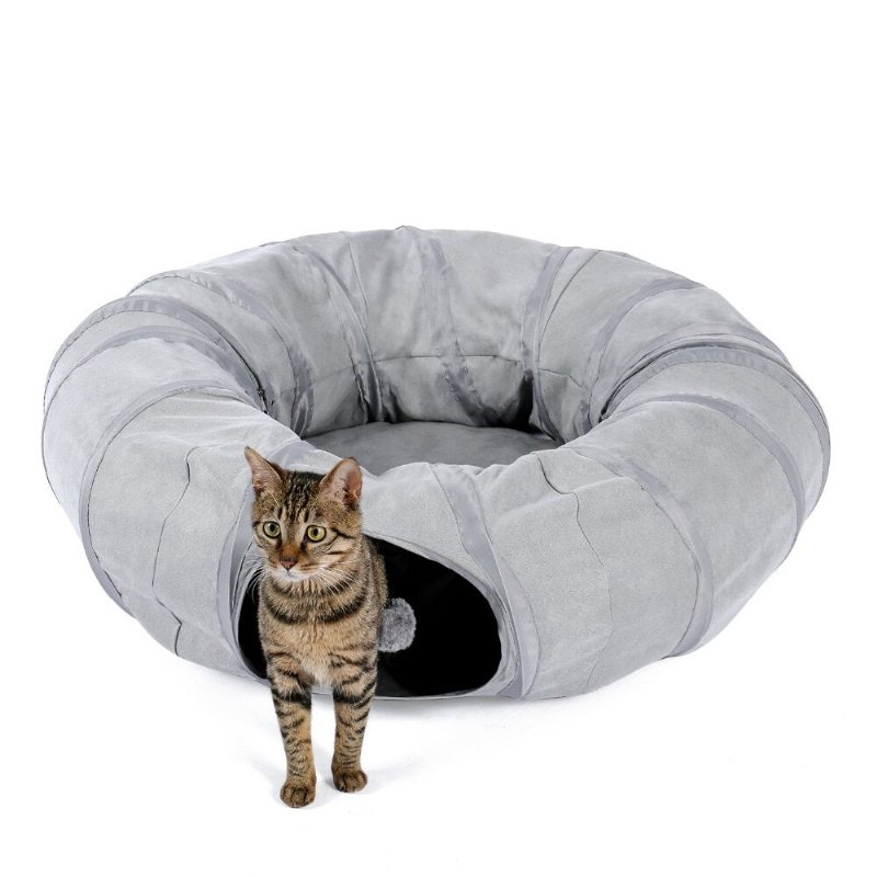 Cat Portable Play Tunnel Bed Sovmatta