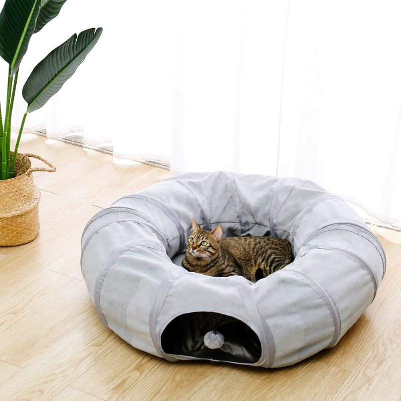 Cat Portable Play Tunnel Bed Sovmatta