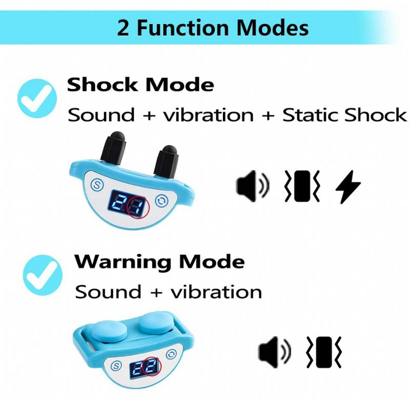 Cat Shock Collar Automatisk Meowing Preventer Trainer