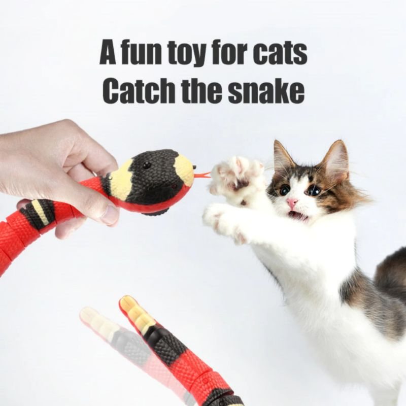 Cat Snake Toy Smart Sensing Elektrisk Interaktiv Leksak