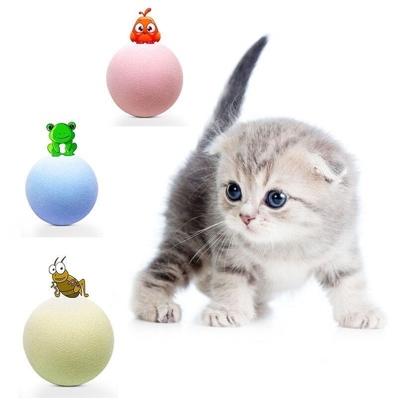 Cats Catnip Interactive Wool Ball Toys