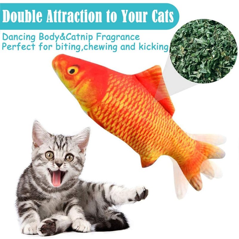 Floppy Fish Cats Interactive Moving Catnip Toys