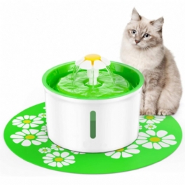 Flower Cat Fountain Automatisk Pet Water Dispenser Fontän