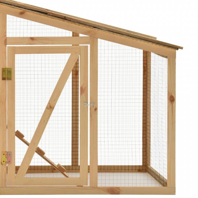 Kycklingbur Massiv Furu 70.1"x26.4"x36.2"