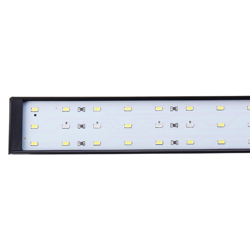 100-240v 10w Clip-on Led Aquarium Light Decoration Lighting Lampa Med Vita Och Blå Lysdioder Touch Control 2 Lägen