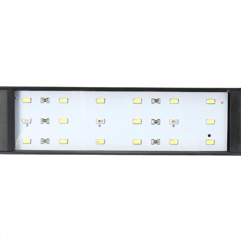 100-240v 7w Clip-on Led Aquarium Light Decoration Lighting Lampa Med Vita Och Blå Lysdioder Touch Control 2 Lägen