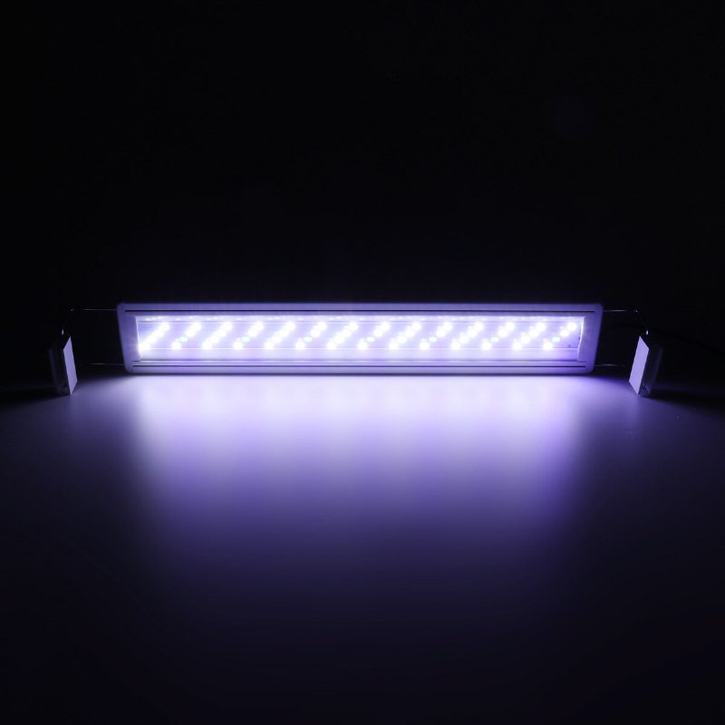 11w Led Fish Tank Light 40cm Aquarium Bracket Clip Lighting Utdragbar Aquatic Plant För 40-50cm