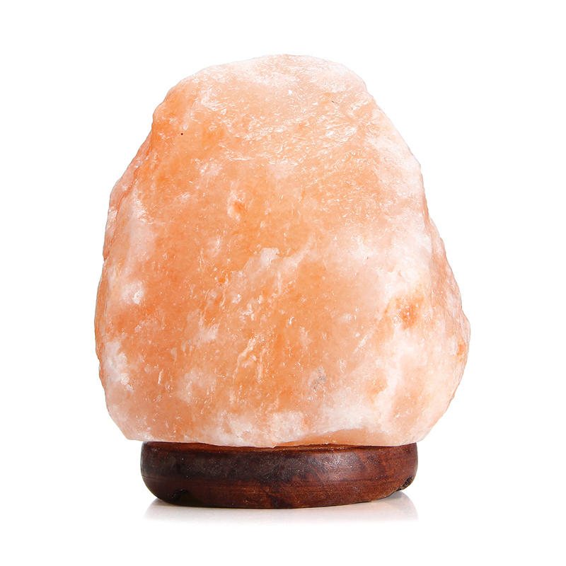 14 X 10 cm Himalaya-glöd Handsnidad Naturkristall Salt Nattlampa Bordslampa Med Dimmerbrytare