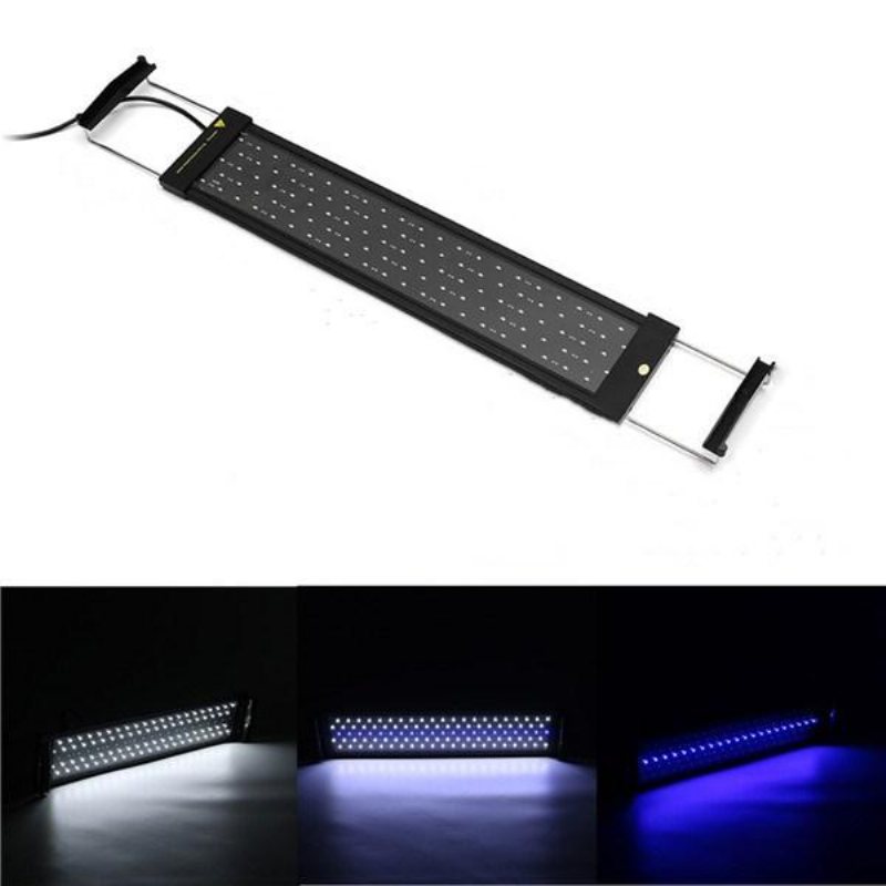 14.5w 105led Aquarium Fish Tank Light Full Spectrum Lampa Med Utdragbara Konsoler Ac100v-240v