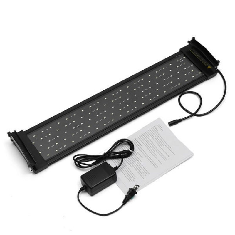 14.5w 105led Aquarium Fish Tank Light Full Spectrum Lampa Med Utdragbara Konsoler Ac100v-240v