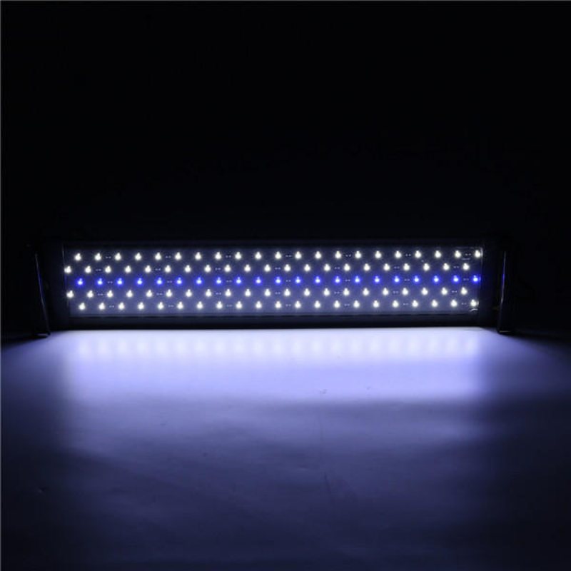 14.5w 105led Aquarium Fish Tank Light Full Spectrum Lampa Med Utdragbara Konsoler Ac100v-240v