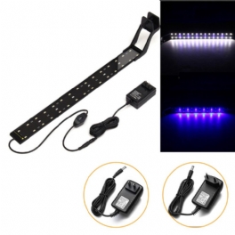 14w 53 cm Blå & Vit Led Justerbar Aquarium Fish Tank Lamp Super Slim Clip On Light