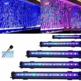 15cm/25.5cm/35.5cm/45.5cm/55.5cm Vattentät Led Fishes Tank Light Rgb Aquarium Lights Flerfärgad Dränkbar Lampa