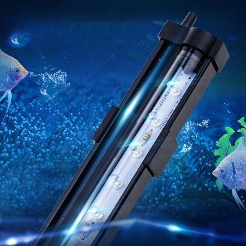 15cm/25.5cm/35.5cm/45.5cm/55.5cm Vattentät Led Fishes Tank Light Rgb Aquarium Lights Flerfärgad Dränkbar Lampa