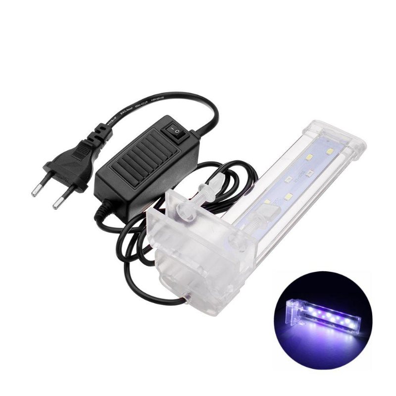 16cm Crystal Led Aquarium Light Clip On Plant Grow Fish Tank Lighting Lamp Ac220v