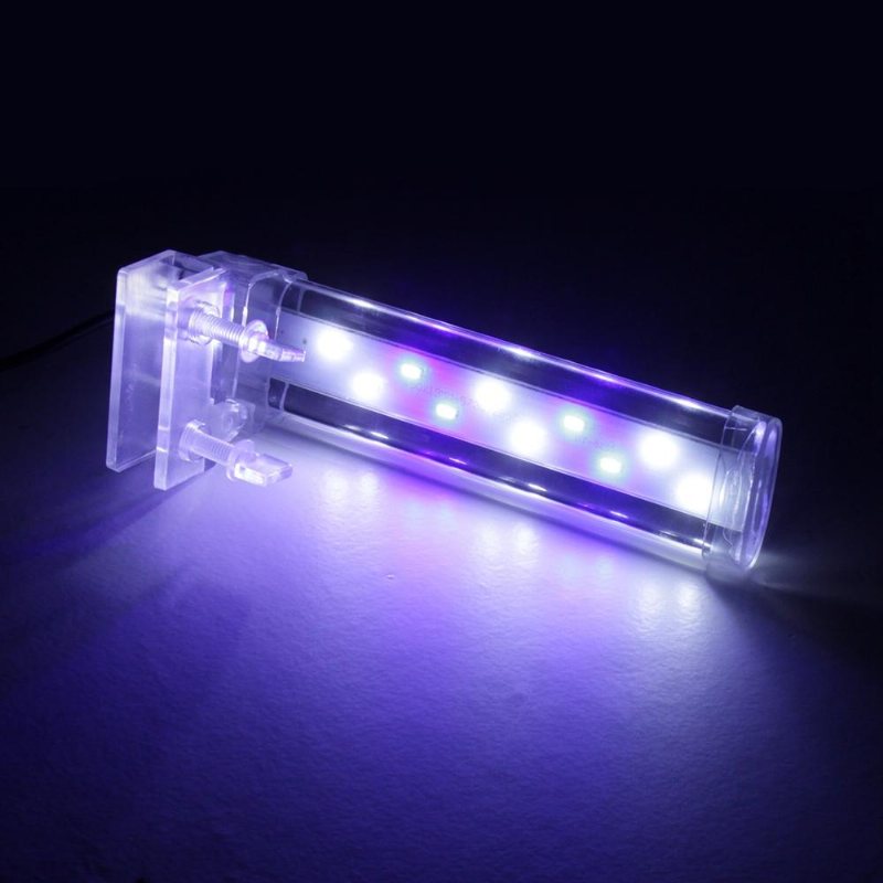 16cm Crystal Led Aquarium Light Clip On Plant Grow Fish Tank Lighting Lamp Ac220v