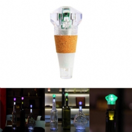 1w Färgglad Led-diamantform Vinflasklock Cork Light Usb Uppladdningsbar Hemfestdekor