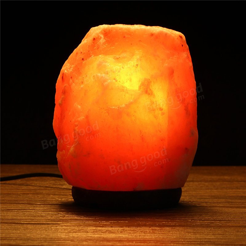 20 X 16 cm Himalaya Glow Handsnidad Naturlig Kristallsalt Nattlampa Bordslampa Med Dimmerbrytare