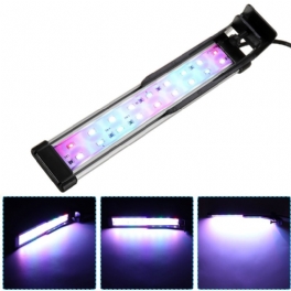 22cm 18led Rgb Aquarium Fish Tank Light Högljus Dubbel Dräneringsvattenlampa