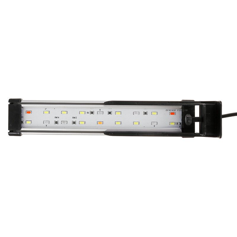 22cm 18led Rgb Aquarium Fish Tank Light Högljus Dubbel Dräneringsvattenlampa