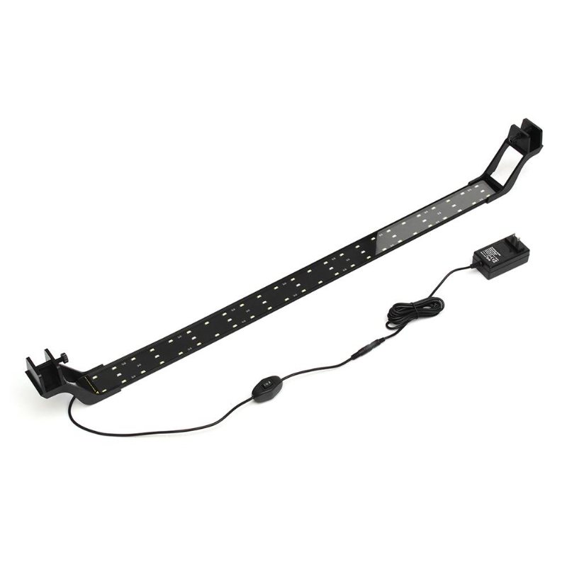 24w 85 cm Blå & Vit Led Justerbar Aquarium Fish Tank Lamp Super Slim Clip On Light