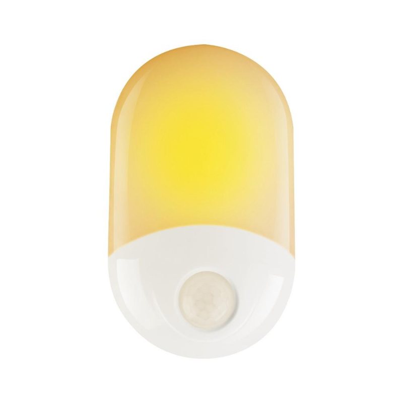 2st 0.7w Ljussensor & Pir Motion Led Nattvägglampa För Baby Kid Sovrum Ac100-240v