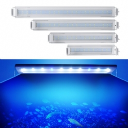 3/5/7/9w 220v Us-kontakt Fish Tank Lamp Led Energisnål Blå+vit Ljuslinjebrytare