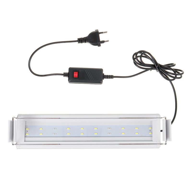 3/5/7/9w Fish Tank Light 220v Led Energibesparande Blått+vitt Ljus Linjebrytare