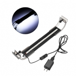 3.5w 25cm Justerbar 2835 Led Aquarium Fish Tank Super Slim Light Lampa Svart