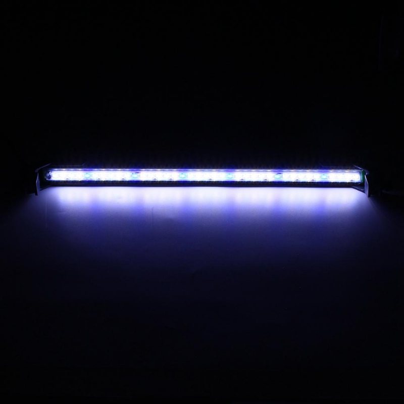 40 cm 39 Led Fish Tank Aquarium Light Vit Blå Lampklämma På Vattentät Bar Ac110-240v