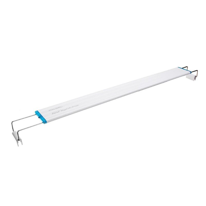 48.5 cm Aluminium Justerbar Led Aquarium Light Fish Tank Panel Lampa Blå+vit Ac220v