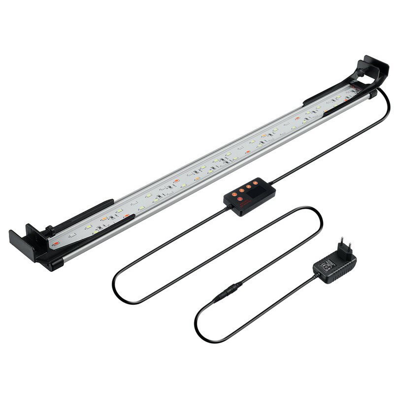 52cm Super Slim Rgb Led Aquarium Lighting Aquatic Plant Light Fish Tank Lamp Vattentät Clip On For