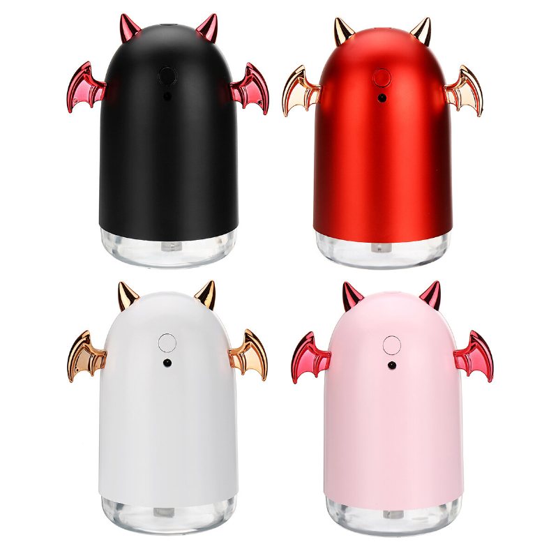 7 Led-luftfuktare Usb-renare Mist Aroma Eterisk Oil Diffuser Halloween-present