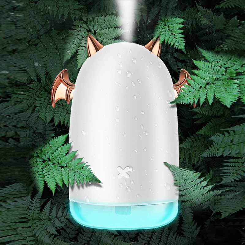 7 Led-luftfuktare Usb-renare Mist Aroma Eterisk Oil Diffuser Halloween-present